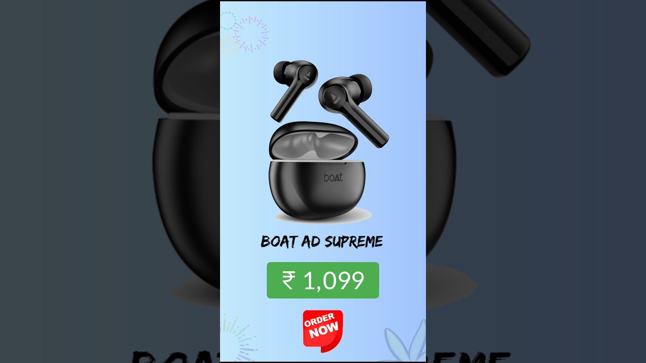 BoAt Airdopes Supreme Earbuds Under 1,999 Best in Price with Good Sound 