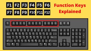 Function Keys of Computer F1 to F12 | Computer Short Keys Explained | Function Keys Detail
