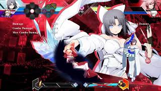 BlazBlue: Cross Tag Battle Ver 2.0 - Yumi w/ Hilda/Elizabeth Cross Combo