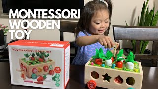 Montessori Multifunctional Orchard Toy Car Wooden Educational Toys | Carrots Harvest screenshot 3