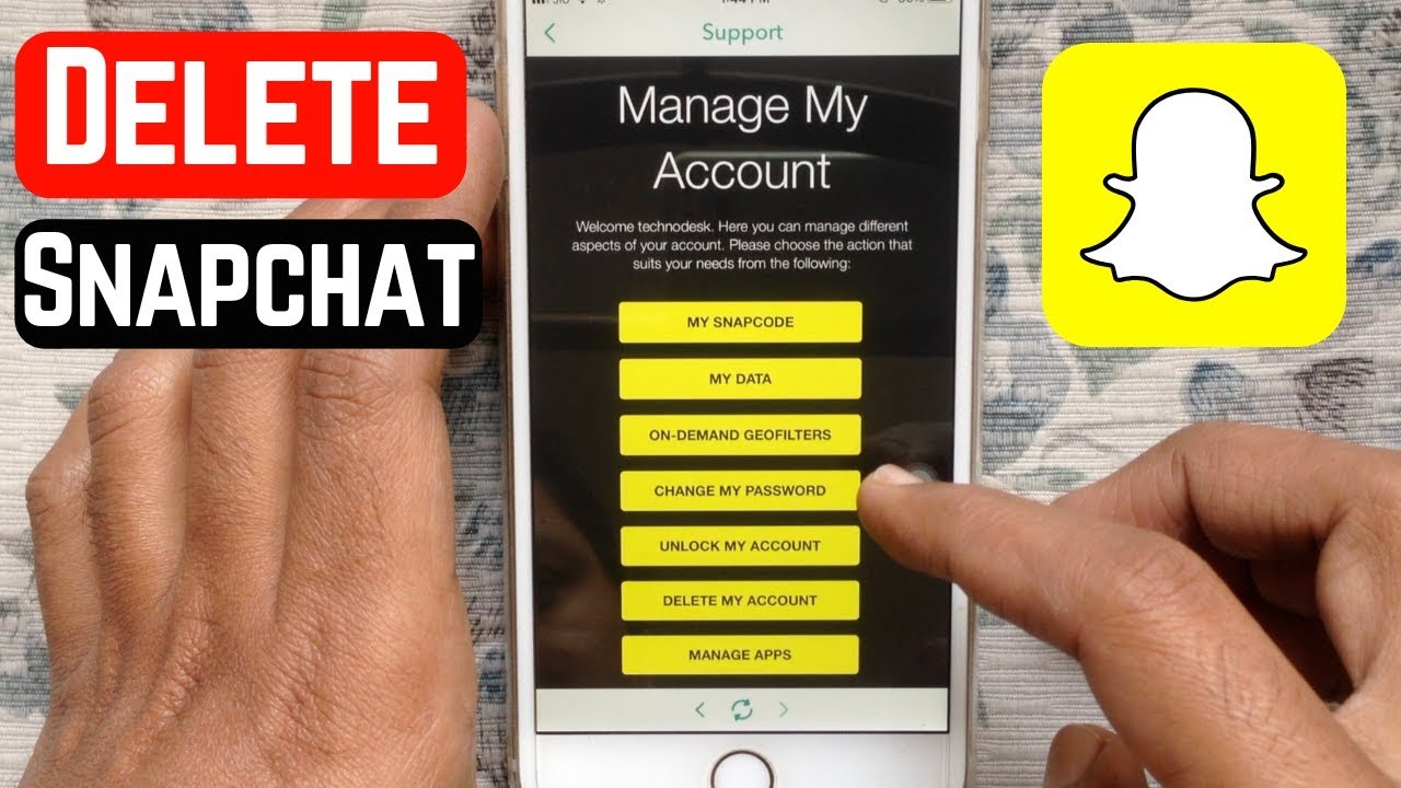 How to Delete Snapchat Account 8