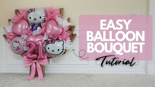 Easy Balloon Bouquet Tutorial | How to Make a Balloon Bouquet