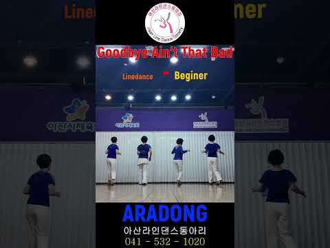 Goodbye Ain't That Bad Linedance #shorts Beginer @ARADONG linedance #아라동 #ARADONG