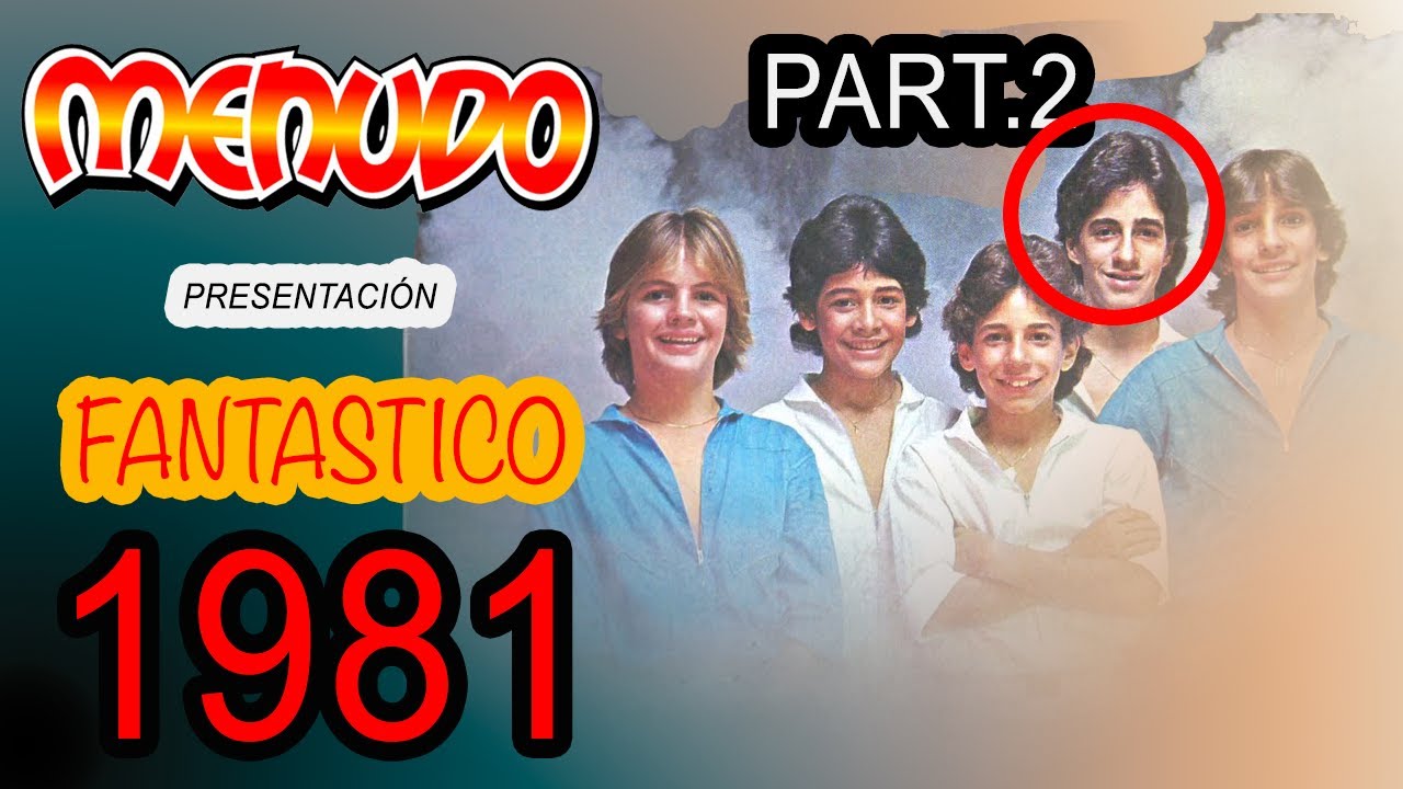 Grupo Menudo presentación en radio Caracas tv. 1981 part.2