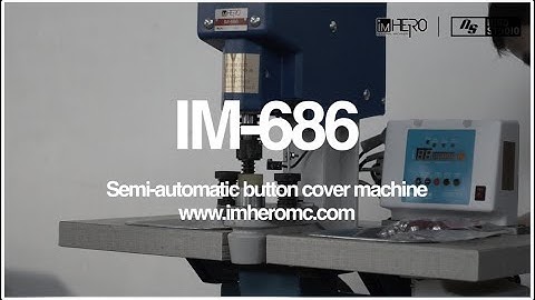 Semi-Automatic Button Cover Machine