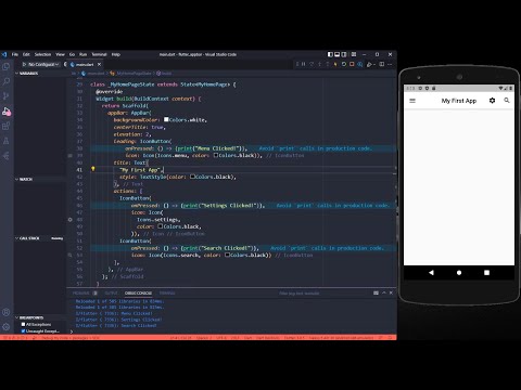 Flutter 3.0 AppBar Tutorial