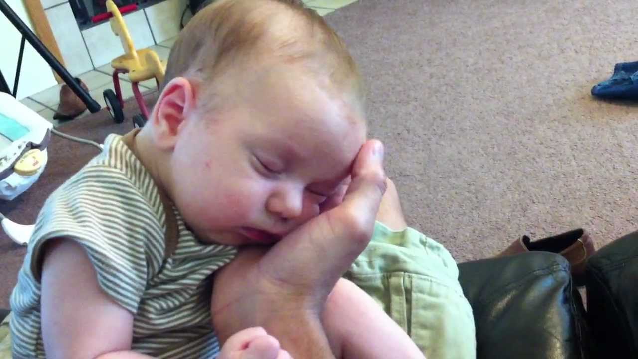 Caleb Sleeping In Daddys Hand Youtube