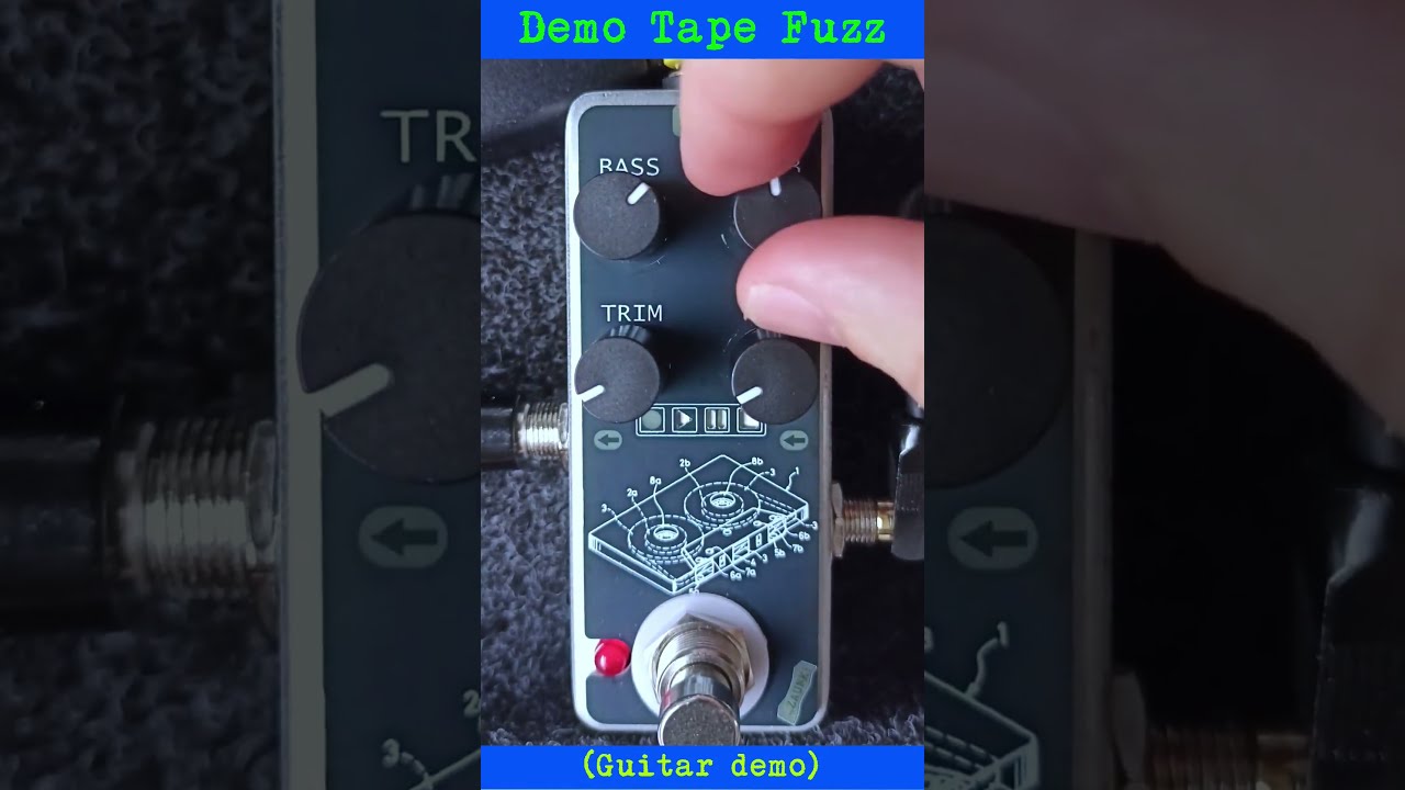 Demo Tape Fuzz - Guitar pedal clones (Guitar short) #bass
