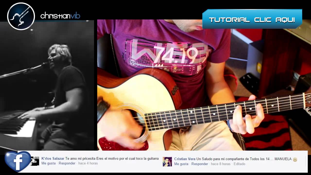 Te Vi Venir SIN BANDERA Cover Guitarra Acustico Demo Acordes Christianvib  Chords - Chordify