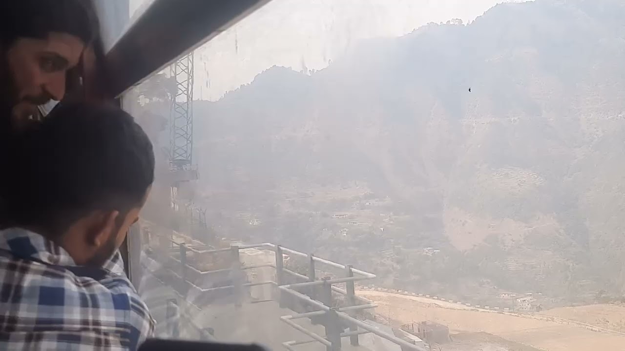 WHILE crossing the Great Railway Bridge at Reasi, Jammu UT JK.....