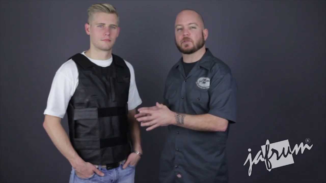 MV321 Bulletproof Style Adjustable Leather Motorcycle Vest Review at Jafrum.com