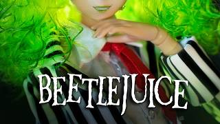 IT'S SHOWTIME! We made your favorite bioexorcist BEETLEJUICE! 🪲🧃