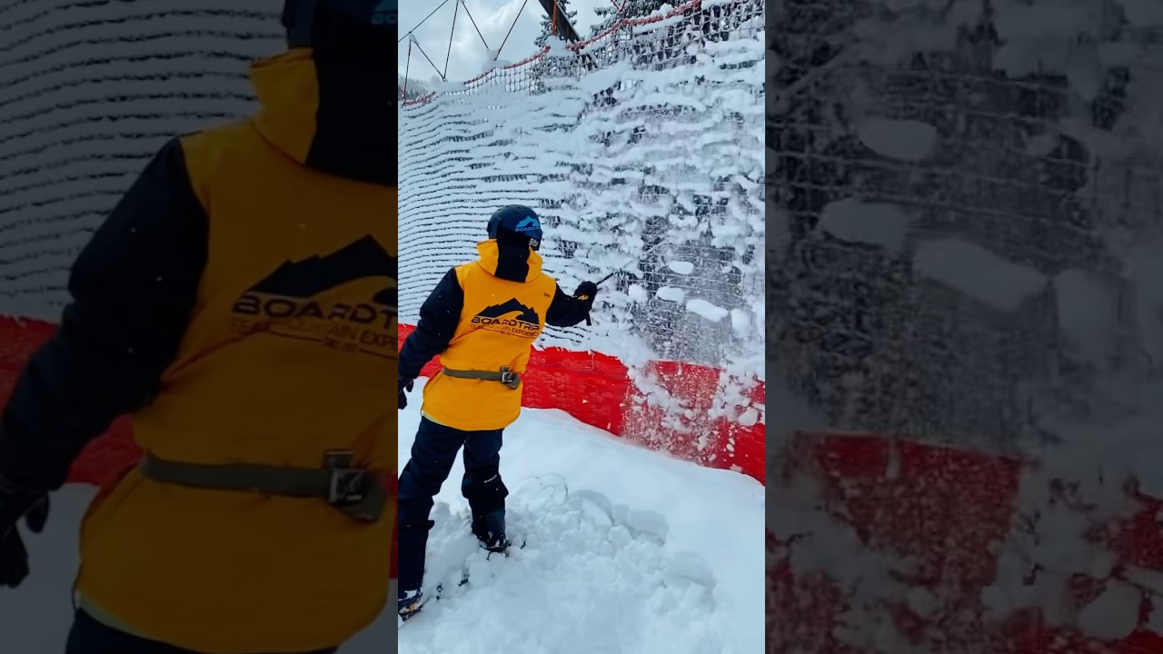 Beati gli sciatori che hanno le racchette per fare questo gioco 😂 