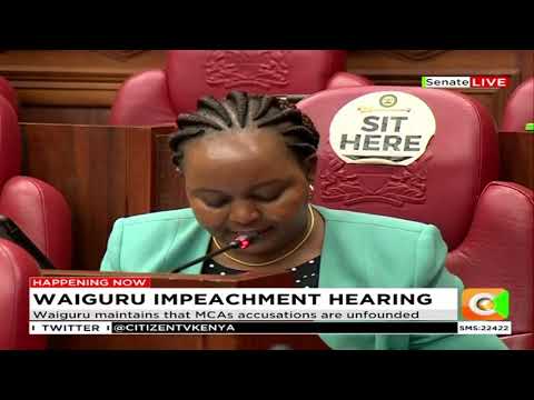 Gov. Waiguru: I'm being hunted for supporting BBI