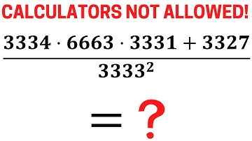 Can you Solve this Problem in 1 Minute? | Calculators NOT Allowed | Competitive Exams