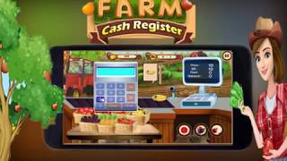 Little Farm Store Cash Register Girl Cashier Games screenshot 2