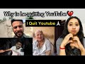 Reaction on i quit youtube  my last vlog systummm elvisharmy poojamandavya elvishyadav