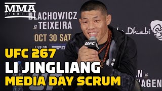 Li Jingliang Responds To Khamzat Chimaev: 'Let's See Who Eats Who' | UFC 267 | MMA Fighting