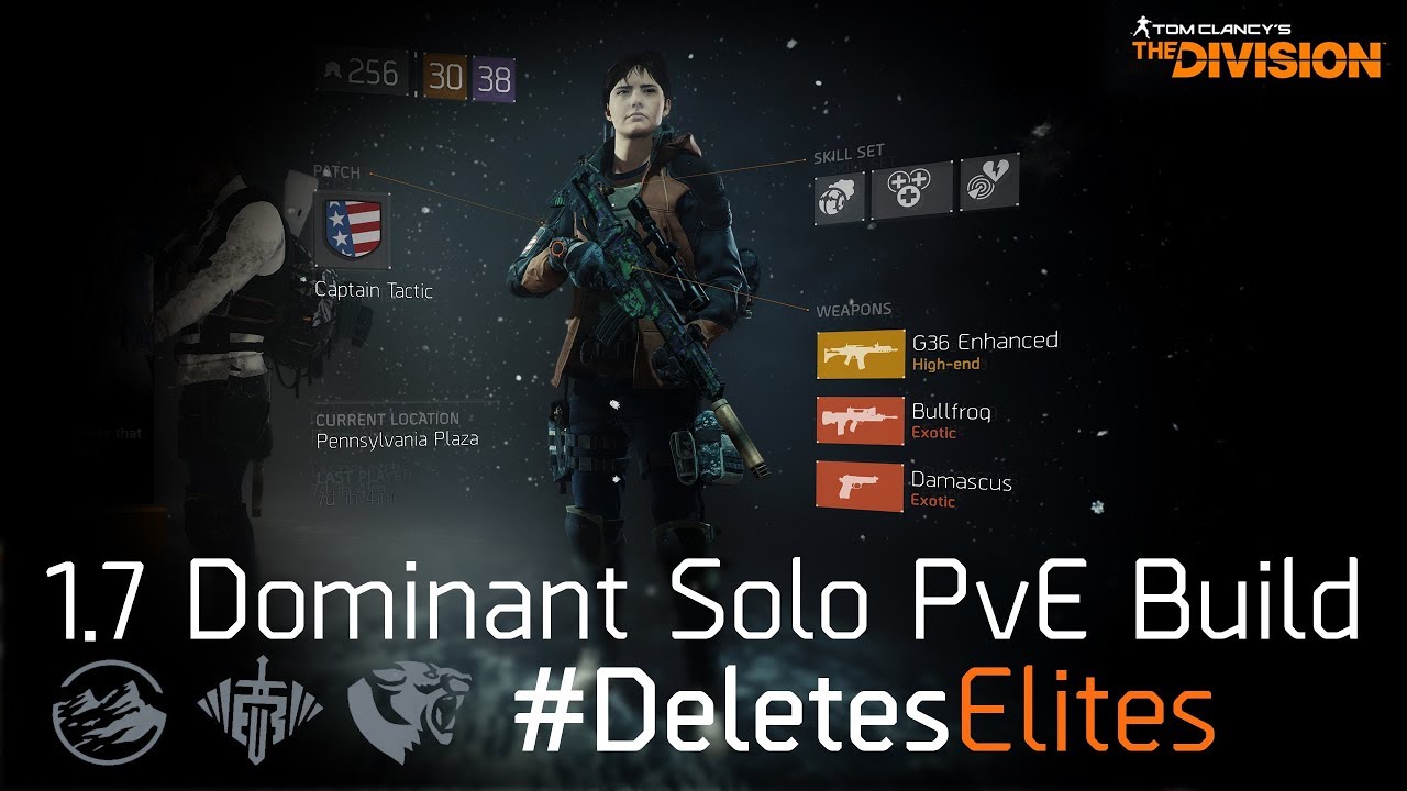 The Division 1.7 | Epic NinjaBike Solo PvE Build