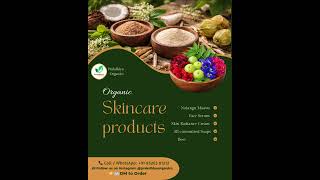 Natural skincare routine for glowing skin 🌿✨ 100% organic &amp; chemical-free results 😍