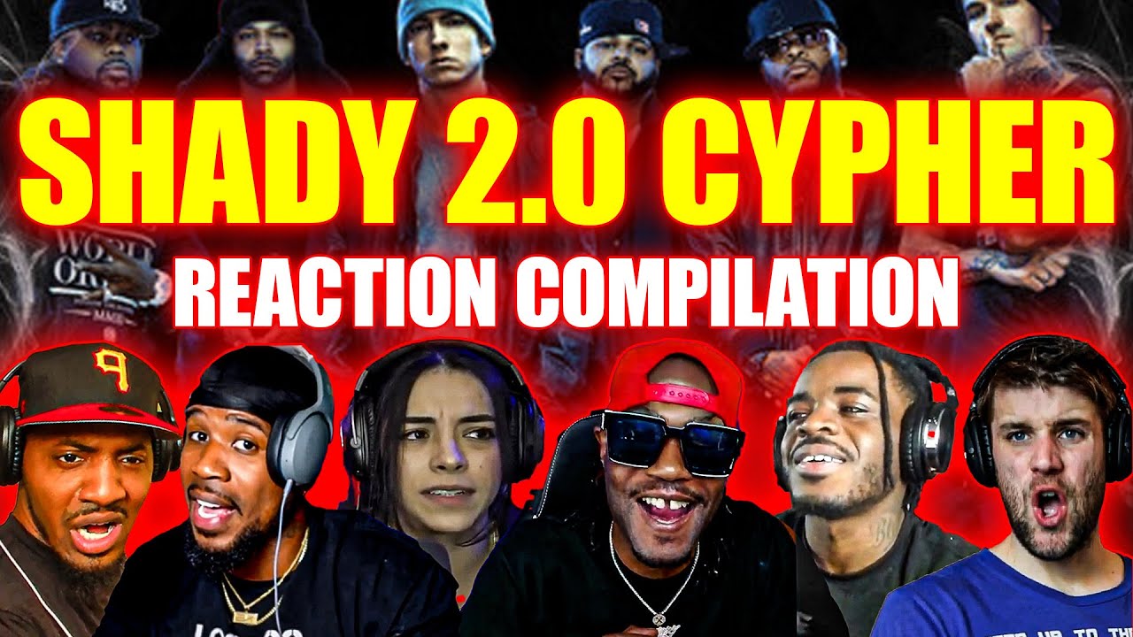 Lyrical Warfare: A Reaction Compilation of Shady Cypher 2.0