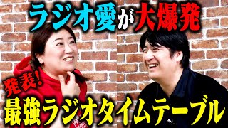 ラジオ愛が大爆発！ 森三中黒沢 最強ラジオテーブル発表！