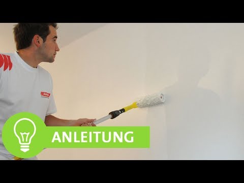 Wand weiß streichen - Decke weiß streichen: Anleitung und Tipps