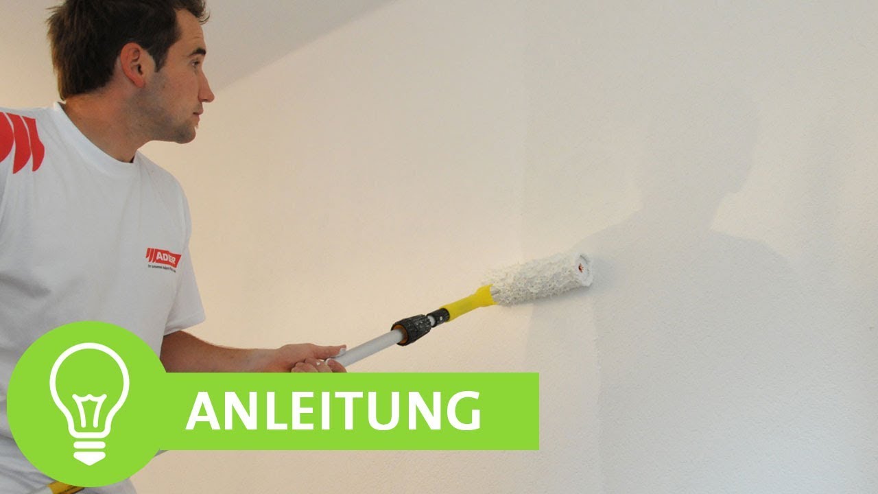 Decke und wände weià streichen adler youtube