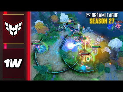 HEROIC vs 1w Team - ЛУЧШИЕ МОМЕНТЫ - DreamLeague Season 27