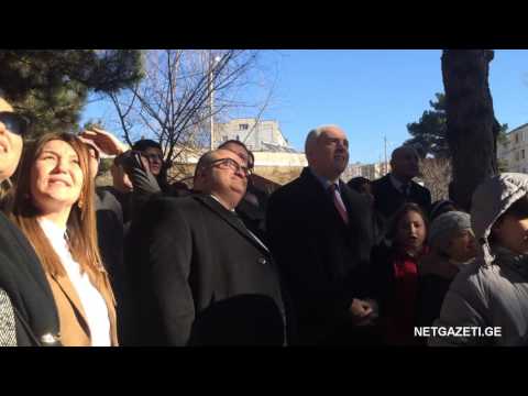 ჯეჯელავა და მღებრიშვილი 176-ე სკოლაში უსაფრთხოების გაკვეთილზე