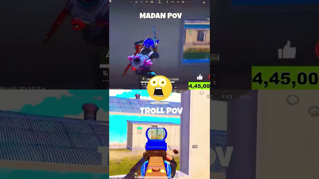 BTS WAR | Exposed @trollopyt  Hacker❌💀 | Madan bro Shocked🧐 #bgmi #trollopyt #botsquad #bgmishorts