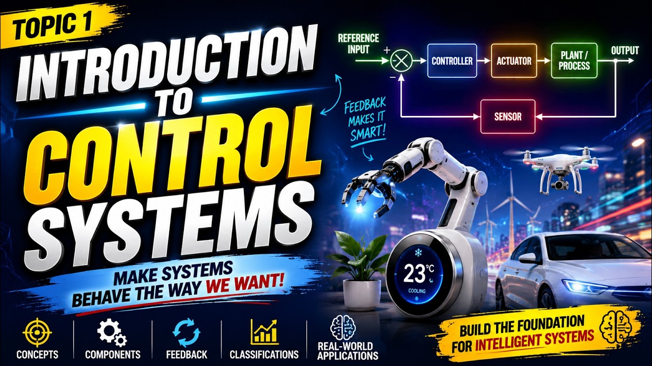 Control System Summer Introduction to Control Systems - YouTube