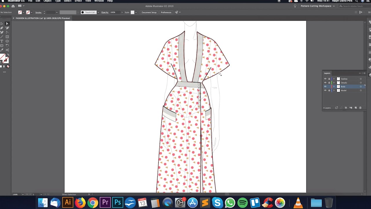 Digital fashion illustration with adobe Illustrator - @infographie