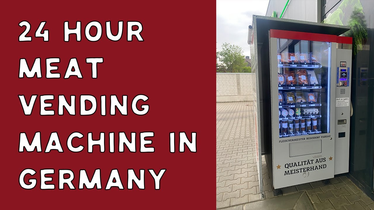 24 Hour Meat Vending Machine in Rühen, Germany YouTube