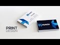 Print Design - Print Ready Business Card - Adobe Illustrator