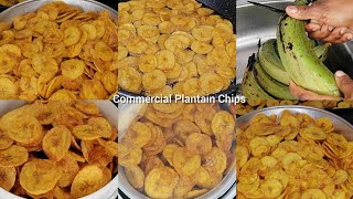 How to Make Commercial Plantain Chips! Very Easy Step For Beginners for Small Scale Business idea 💯