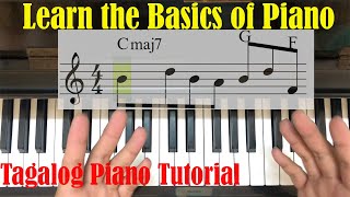 Piano Lesson 1  Basics ng Piano (Piano Tutorial for Beginners)