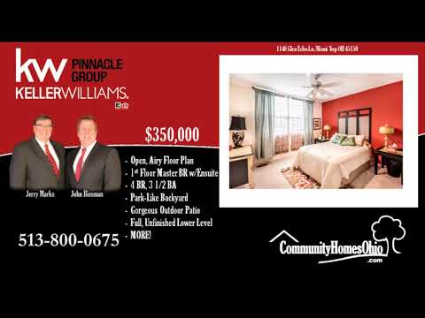 1148 Glen Echo Ln, Miami Twp, OH home video tour