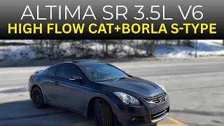 2011 Nissan Altima Sr 3.5L V6 W High Flow Cat Borla S-Type