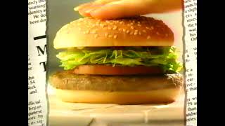 Mcdonalds 1991 They Ate Their Words Mclean Deluxe Commercial Vhs Footage