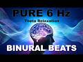 EXPERIENCE DEEP RELAXATION WITH 6Hz Theta Wave Binaural Beats! 3+ Hour Session