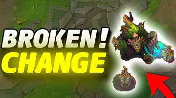 This new maokai rework will break the game lol…