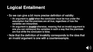 2.1.2 Entailment and Logical Symbols