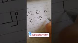 Orbitron font✍️#youtubevideos#calligraphy #handwriting#writingskills
