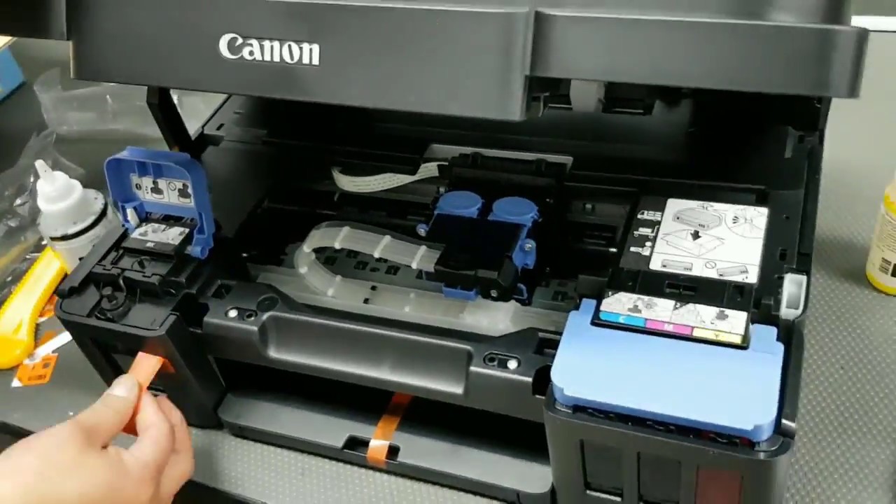 Cambiar cartucho🖨️Impresora Canon serie G 