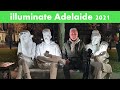 Illuminate adelaide festival  city lights 2021