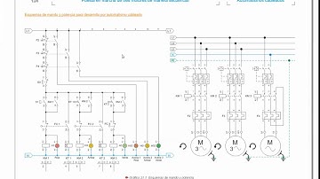 Puesta en marcha de tres motores de manera secuencial en Texto Estructurado
