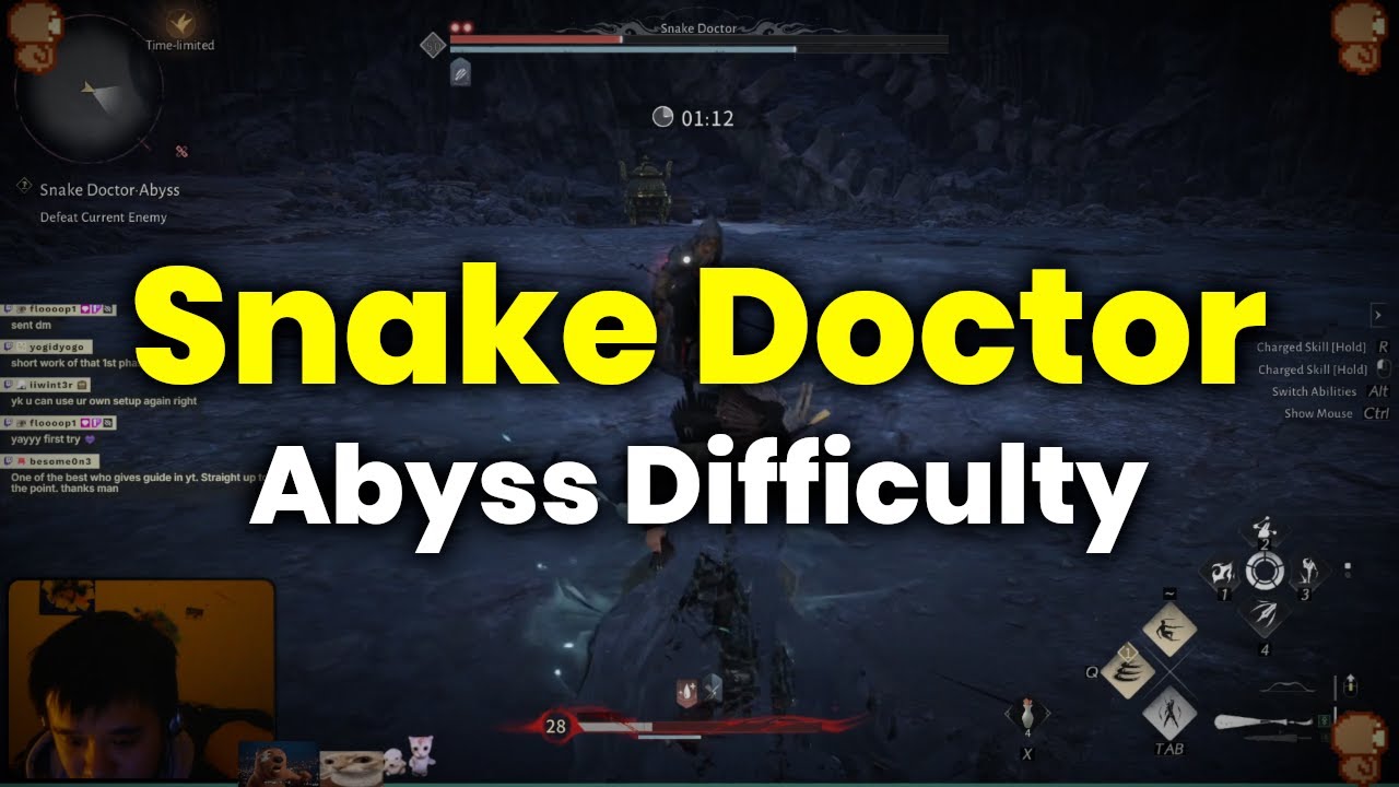 Snake Doctor Boss (Abyss Difficulty) | Inkwell Fan/Umbrella - Where Winds Meet