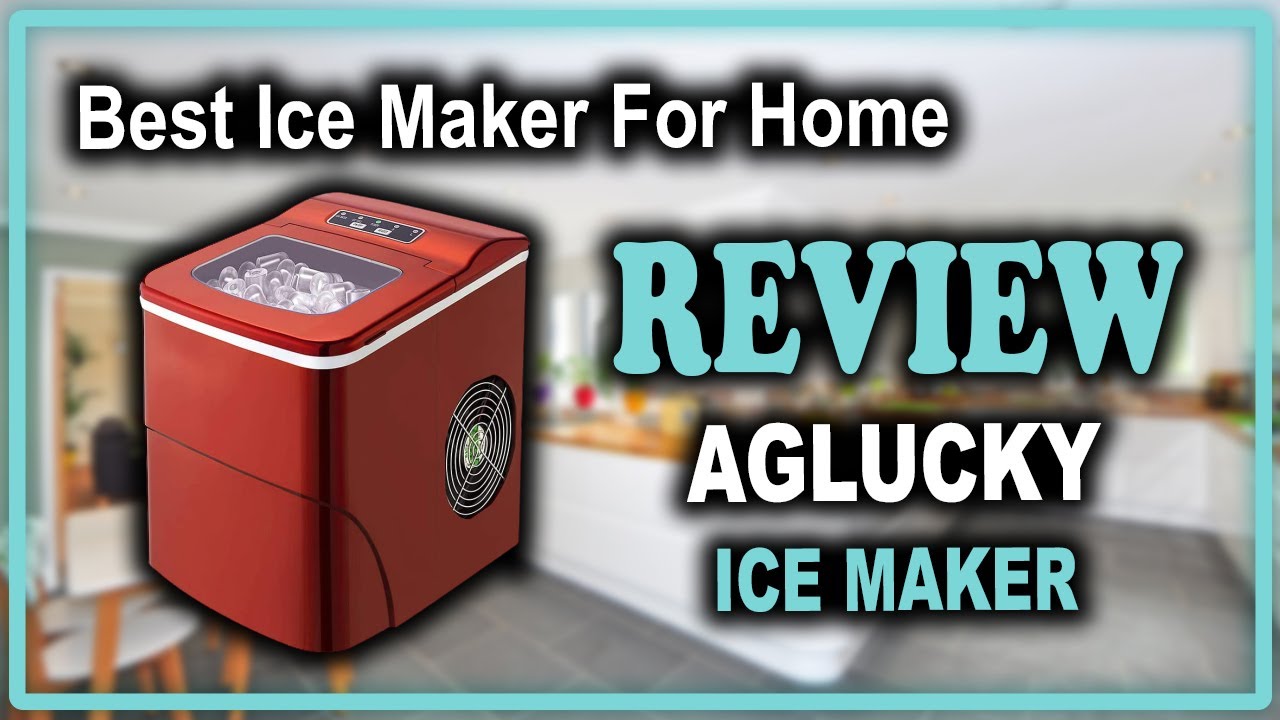 AGLUCKY Countertop Ice Maker Machine Review - Best Home Bar Ice Maker