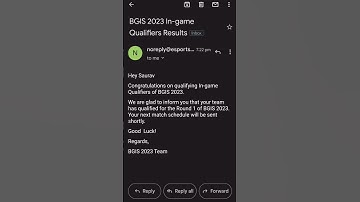 Bgis In-game Qualifiers Mail 2023 #bgis2023 #bgisingamequalifiers